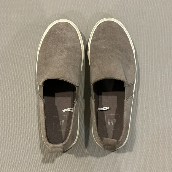 GAP Suede Grey Slip Ons | Size 7 - Picture 3 of 7